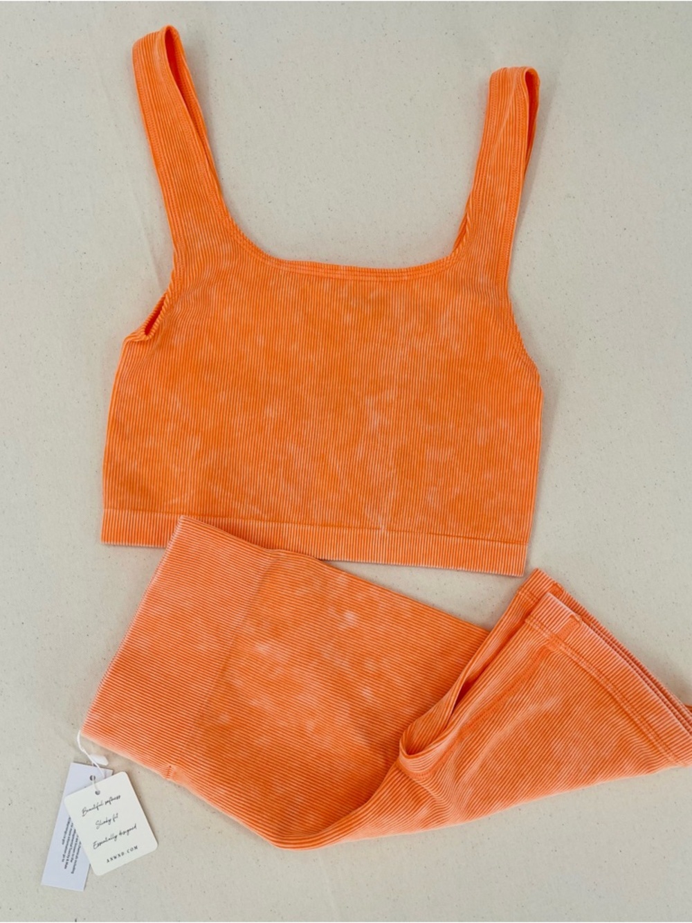ANWND Ribbed matching set